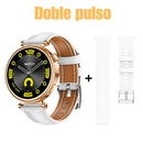 Reloj inteligente Mobulaa GT4 Mini Pantalla AMOLED - Blanco