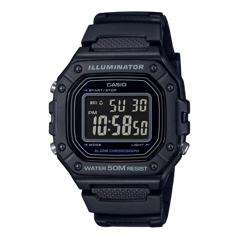 Reloj Casio W-218H-1B Diseño Deportivo
