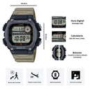 Reloj Casio Referencia DW-291HX-5A Diseño Deportivo