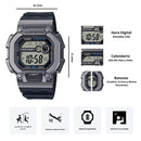 Reloj Casio Modelo W-737H-1A2 Diseño Deportivo