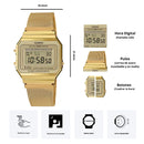 Reloj Casio Modelo A700WMG-9A Diseño Vintage