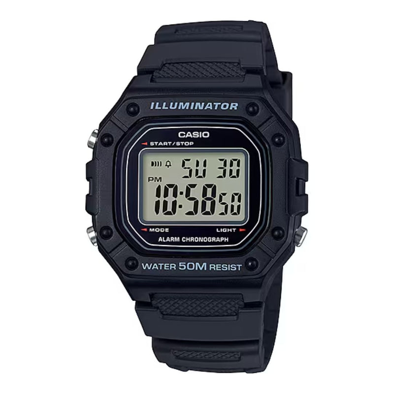 Reloj Casio Referencia W-218H-1A Diseño Deportivo