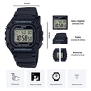 Reloj Casio W-218H-1A Diseño Deportivo