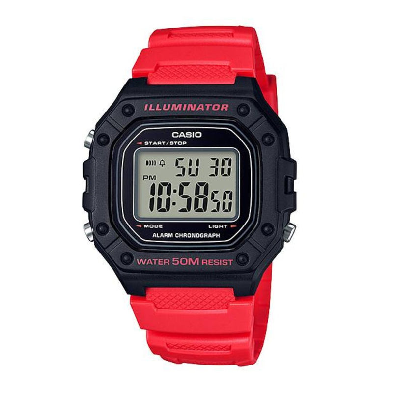 Reloj Casio Modelo W-218H-4B  Diseño Deportivo