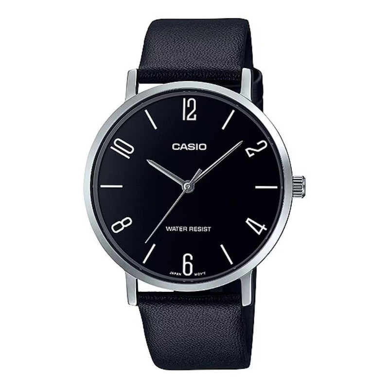 Reloj Casio Referencia MTP-VT01L-1B2 Para Caballero Original y Elegante