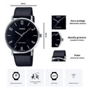 Reloj Casio Referencia MTP-VT01L-1B2 Para Caballero Original y Elegante