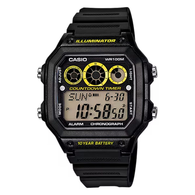 Reloj Casio Modelo AE-1300WH-1A Diseño Deportivo