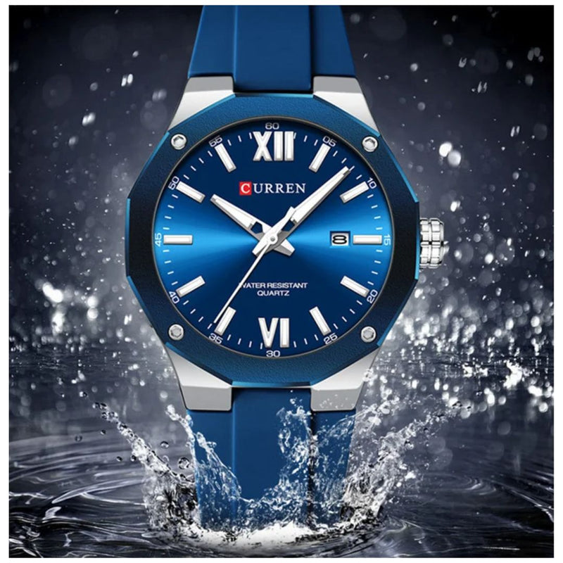 Reloj CURREN 8465 Elegante Para Hombre - Azul