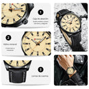 Reloj CURREN 8390 Elegante Para Hombre - Negro