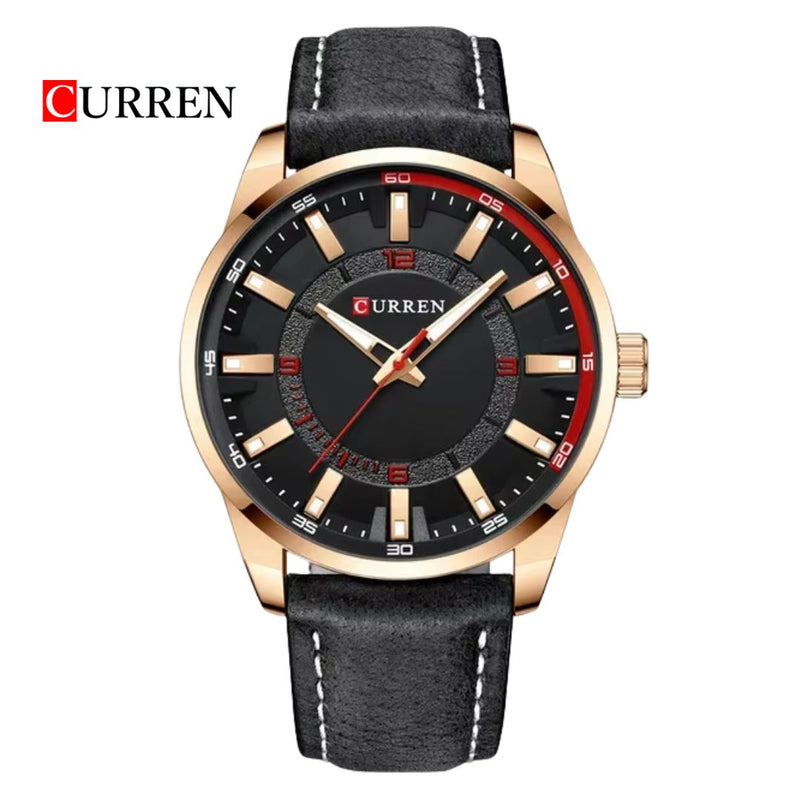 Reloj CURREN 8390 Elegante Para Hombre - Rojo