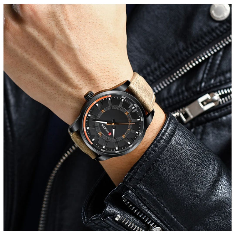 Reloj CURREN 8390 Elegante Para Hombre - Gris