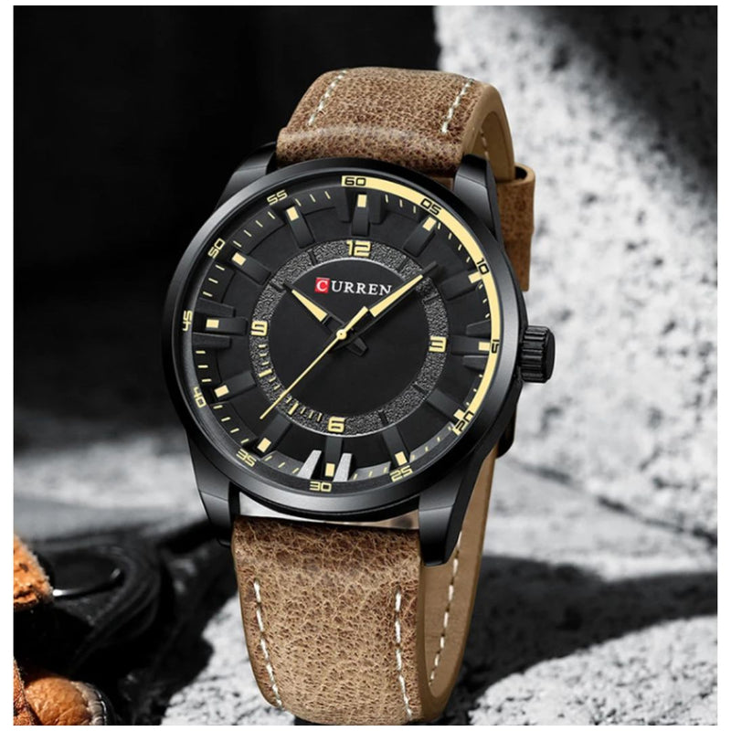 Reloj CURREN 8390 Elegante Para Hombre - Gris