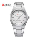Reloj CURREN 8439 Diseño Elegante - Blanco