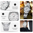 Reloj CURREN 8439 Diseño Elegante - Blanco