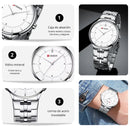 Reloj CURREN 8321 Elegante Para Hombre - Plateado