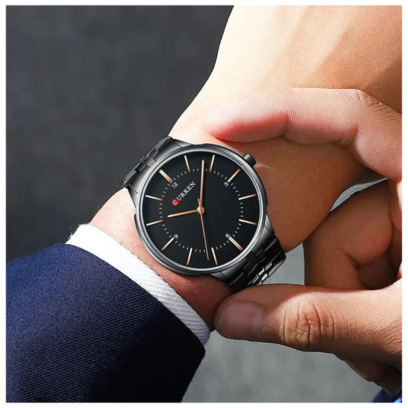 Reloj CURREN 8321 Elegante Para Hombre - Pavonado