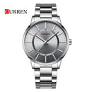 Reloj CURREN 8385 Elegante Para Hombre - Plateado
