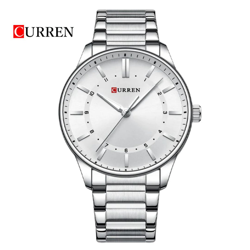 Reloj CURREN 8430 Elegante Para Hombre - Blanco