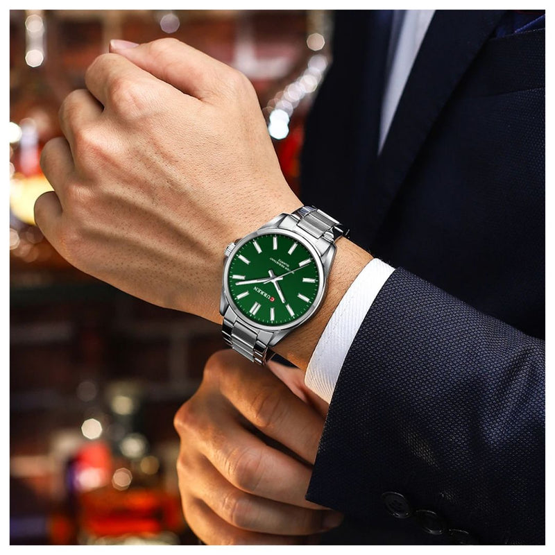 Reloj CURREN 9090 Elegante Para Hombre - Verde