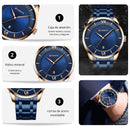 Reloj CURREN 8356 Elegante Para Hombre - Azul