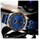 Reloj CURREN 8356 Elegante Para Hombre - Azul