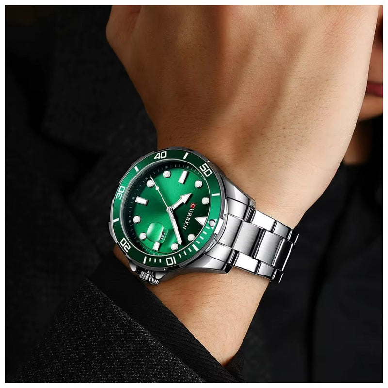 Reloj CURREN 8388 Elegante Para Hombre - Verde