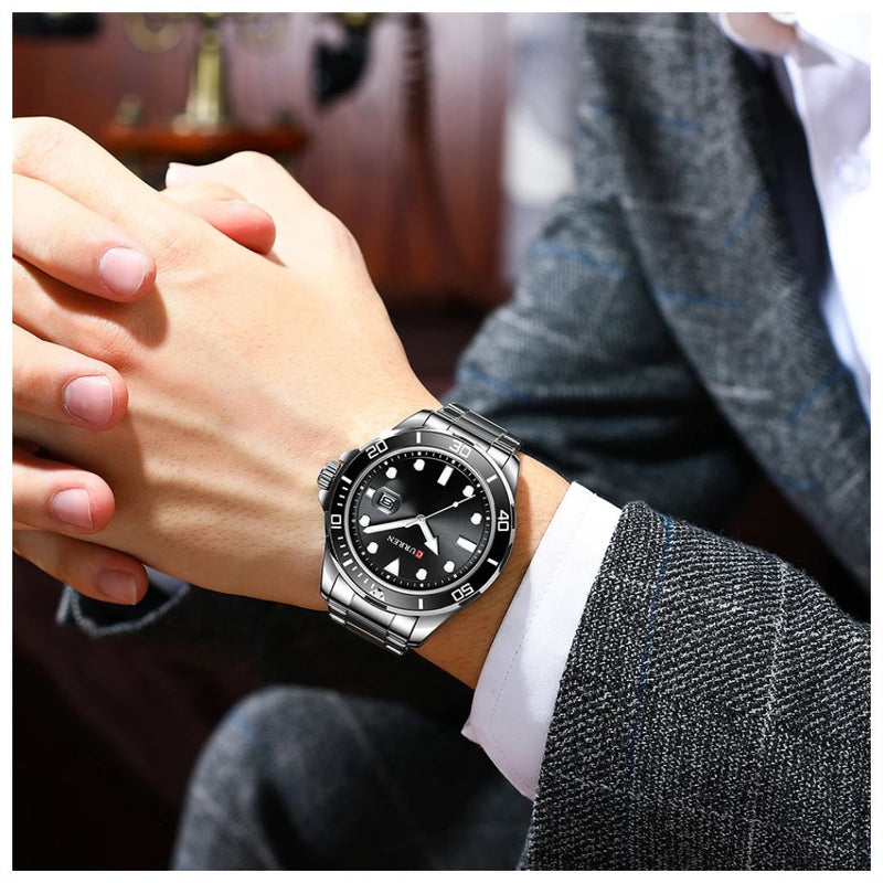 Reloj CURREN 8388 Elegante Para Hombre - Negro