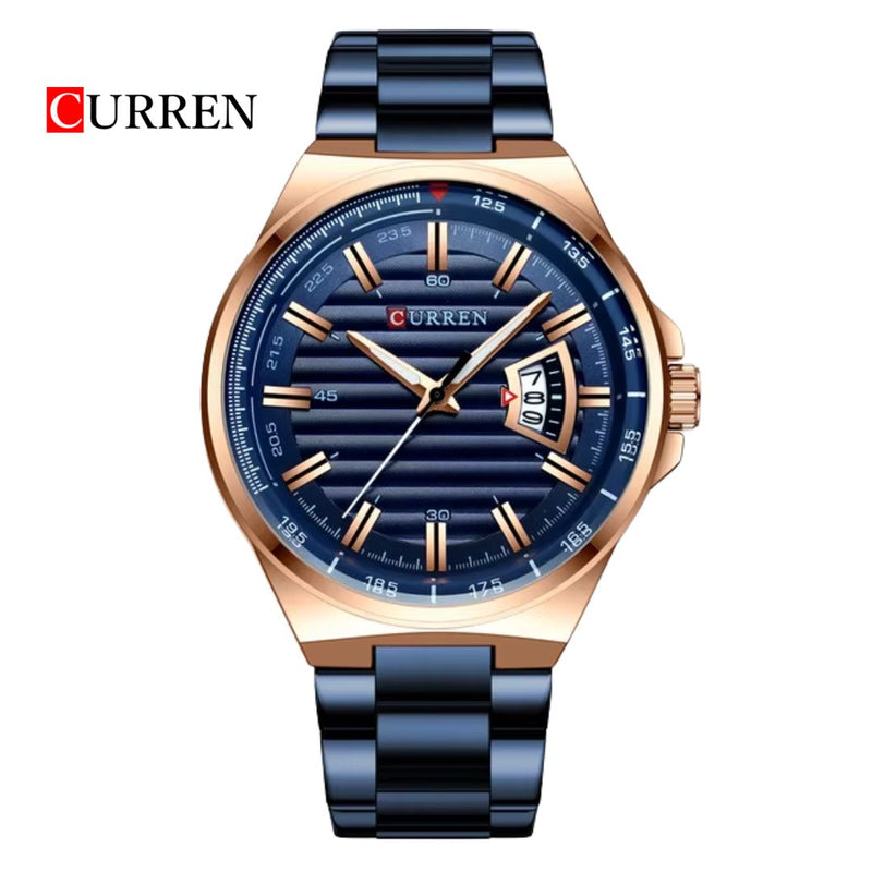 Reloj CURREN 8375 Elegante Para Hombre - Azul