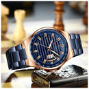 Reloj CURREN 8375 Elegante Para Hombre - Azul