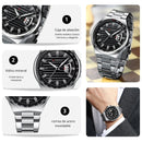 Reloj CURREN 8375 Elegante Para Hombre - Plateado