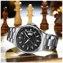 Reloj CURREN 8375 Elegante Para Hombre - Plateado