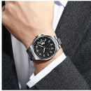 Reloj CURREN 8375 Elegante Para Hombre - Plateado