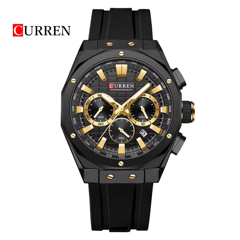 Reloj CURREN Cronografo 8464 Para Hombre - Negro