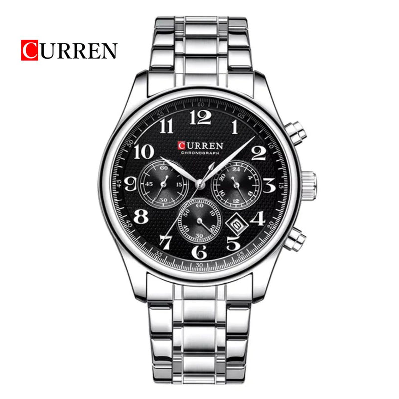 Reloj CURREN Cronografo 8466 Para Hombre - Negro