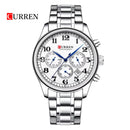 Reloj CURREN Cronografo 8466 Para Hombre - Blanco