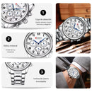 Reloj CURREN Cronografo 8466 Para Hombre - Blanco
