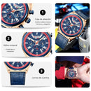 Reloj CURREN Cronografo 8392 Para Hombre - Oro rosa