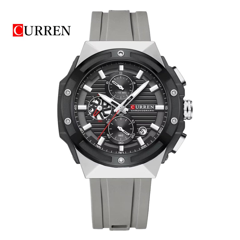 Reloj CURREN Cronografo 8462 Para Hombre - Gris