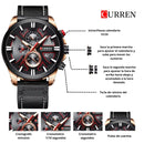 Reloj CURREN Cronografo 8346 Para Hombre - Negro