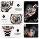 Reloj CURREN Cronografo 8391 Para Hombre - Cobre