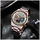 Reloj CURREN Cronografo 8391 Para Hombre - Cobre