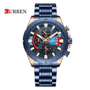 Reloj CURREN Cronografo 8401 Para Hombre - Azul