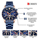 Reloj CURREN Cronografo 8418 Para Hombre - Azul