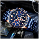 Reloj CURREN Cronografo 8418 Para Hombre - Azul