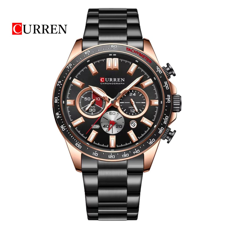 Reloj CURREN Cronografo 8418 Para Hombre - Negro