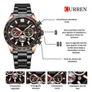 Reloj CURREN Cronografo 8418 Para Hombre - Negro