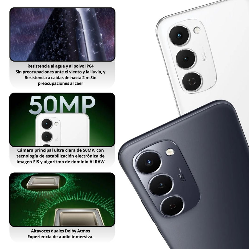 Celular Tecno Spark 40 Pro+ 256GB/8GB - Titanio