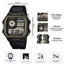 Reloj Casio Referencia AE-1200WHB-1B Diseño Deportivo