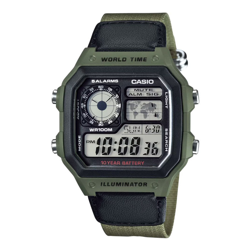 Reloj Casio Referencia AE-1200WHB-3B Diseño Deportivo