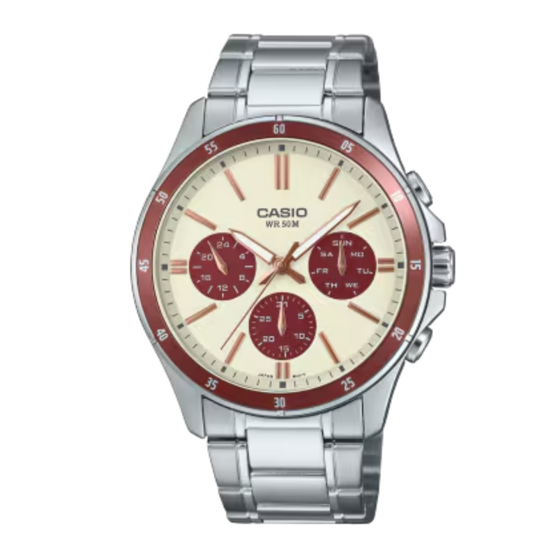 Reloj Casio MTP-1374D-5A2V Diseño Deportivo